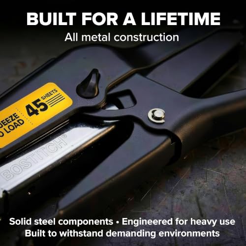 Bostitch Office Heavy Duty Plier Stapler, 45 Sheet Capacity, Black by Bostitch - Used condition - Image 6