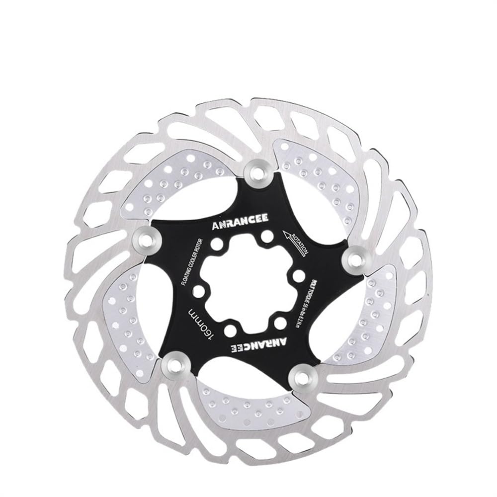Rotor de frein à disque VTT 160mm flottant pour un freinage stable sans voilage