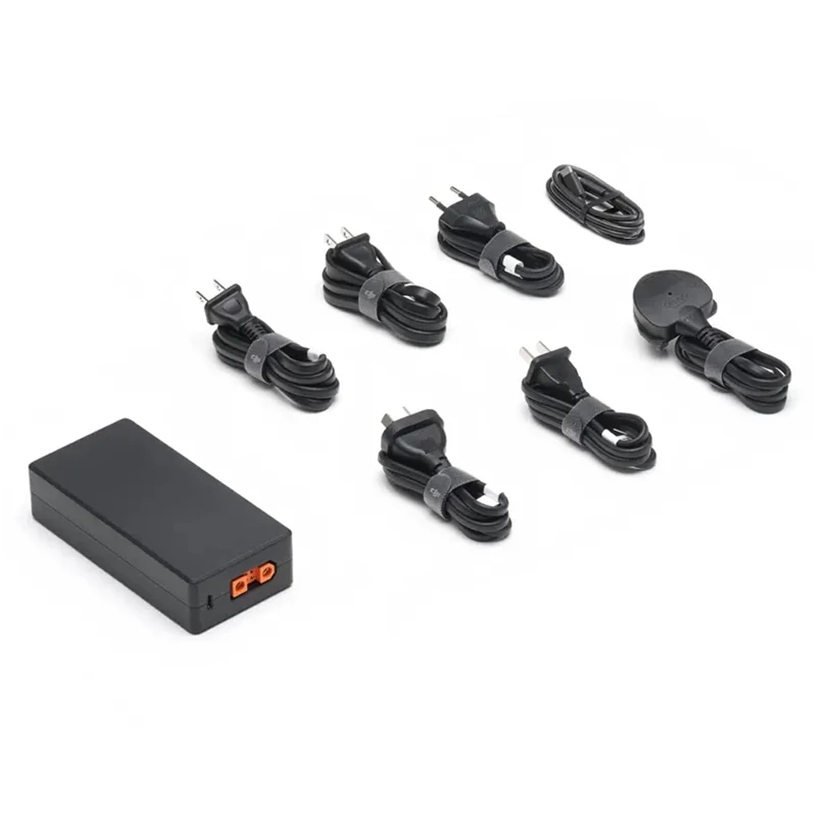 Oryginalny zasilacz DJI 240 W (wersja globalna) Zawiera jeden port wyjściowy SDC i jeden port wyjściowy USB-C dla dronów DJI Matrice 4D Series