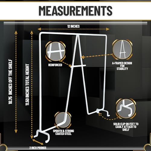 image for Evelots Tall Wire Shelf Dividers -8 Pack- Closet Storage & Organizatio