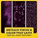 got2b Metallics Permanent Hair Dye, Amethyst Chrome M69, Hair Color for Women & Men, Formulated with Metallic-Shine Booster for Cool, Shimmering Tones, Lasts Up to 30 Washes, 1 Kit
