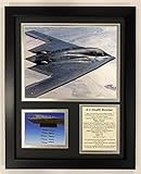 Legends Never Die B-2 Stealth Bomber Framed Double Matted Photos, 12' x 15'