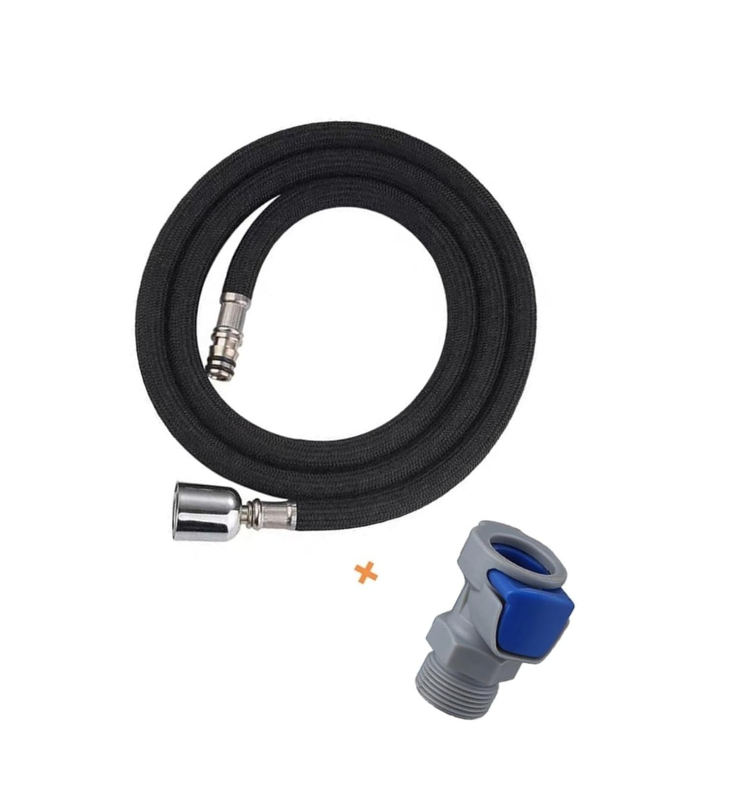 Manguera retráctil para grifo de cocina, manguera de pulverización de desconexión rápida con cabezal de ducha extensible para grifos de fregadero, pieza de repuesto para un uso fácil