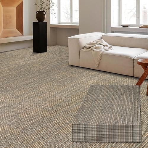 Carpet Tiles 24"x 24" Squares Carpet Reusable,18 Tiles, Non Slip ...