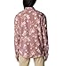 Columbia Women's Silver Ridge Utility Patterned Long Sleeve Shirt, Fig Tiger Lilies, Medium