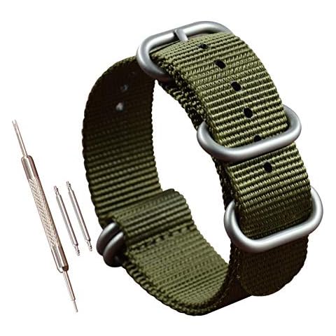 MZBUTIQ Green Nylon Watch Band Strap Cover