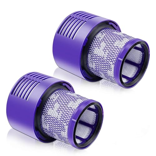 BONBELONG Replacement Filter V10 Filter for Dyson Filters for Dyson V10 SCyclone Series V10 Absolute V10 Animal V10 Total Clean SV12 Replace Part No. 969082-01 Washable Reusable 2Packs