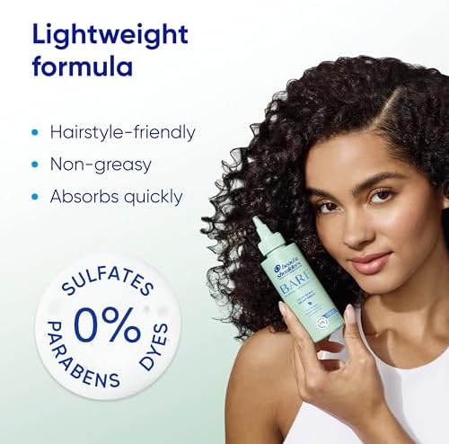Head & Shoulders Itchy Scalp Relief Serum, Instant Cooling Relief, Lighweight, Non-Greasy, 0.1% Pyrithione Zinc, Peppermint Oil, Free of Parabens, Sulfates and Dyes, Bare, Mint Scent, 125 ml - 3