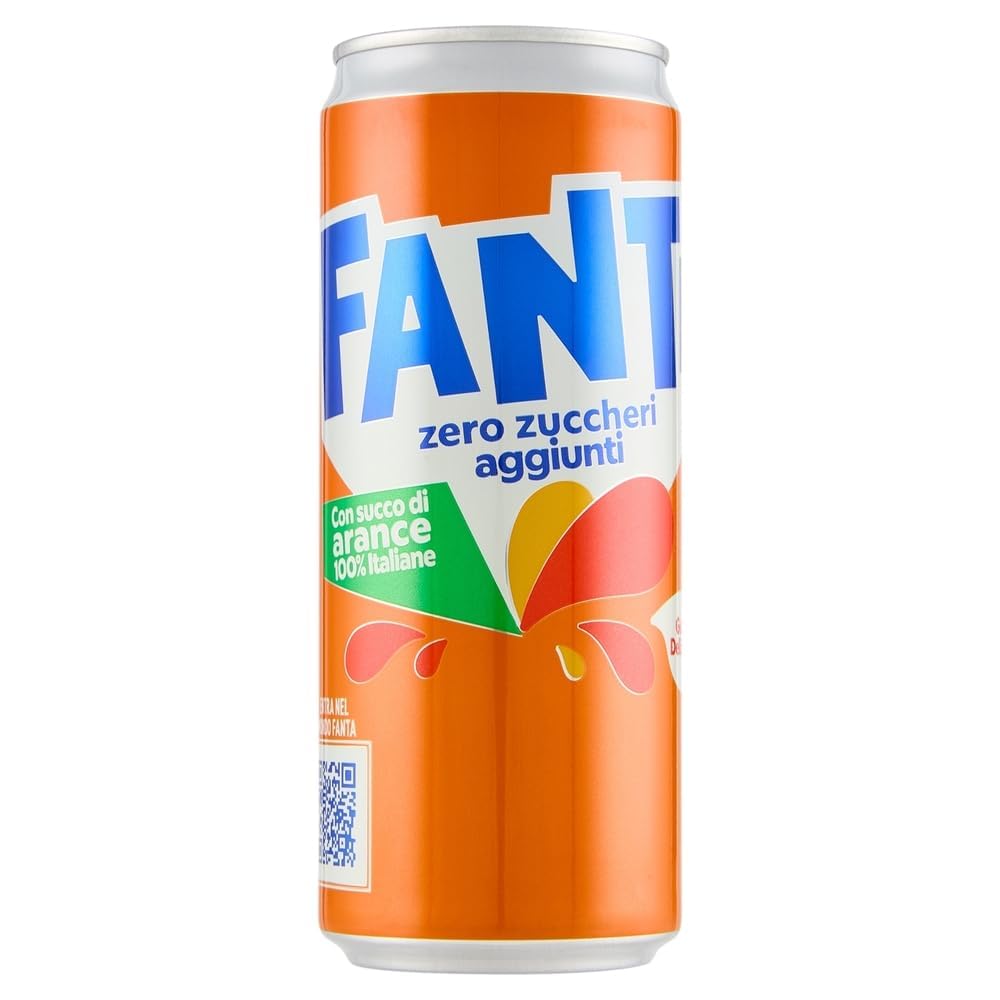 Italian Gourmet Orangenlimonade Zero Zucker 72 x 330 ml – Erfrischungsgetränk ohne Zuckerzusatz in Dosen, Orangengeschmack + Italian Gourmet Polpa