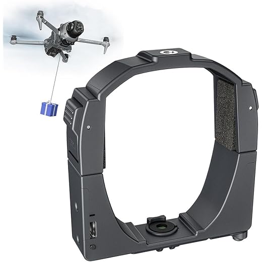 YBING Payload Release Device for DJI Mavic 4, Rechargeable Light Sensor Drone Airdrop System for Fishing, Rescue, Airdrop & Creative Aerial Delivery Accessories