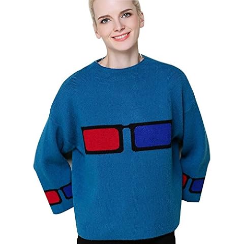 Musen Fashion Women Loose Sweatershirt Long Sleeves Pullover Knit Top Cover
