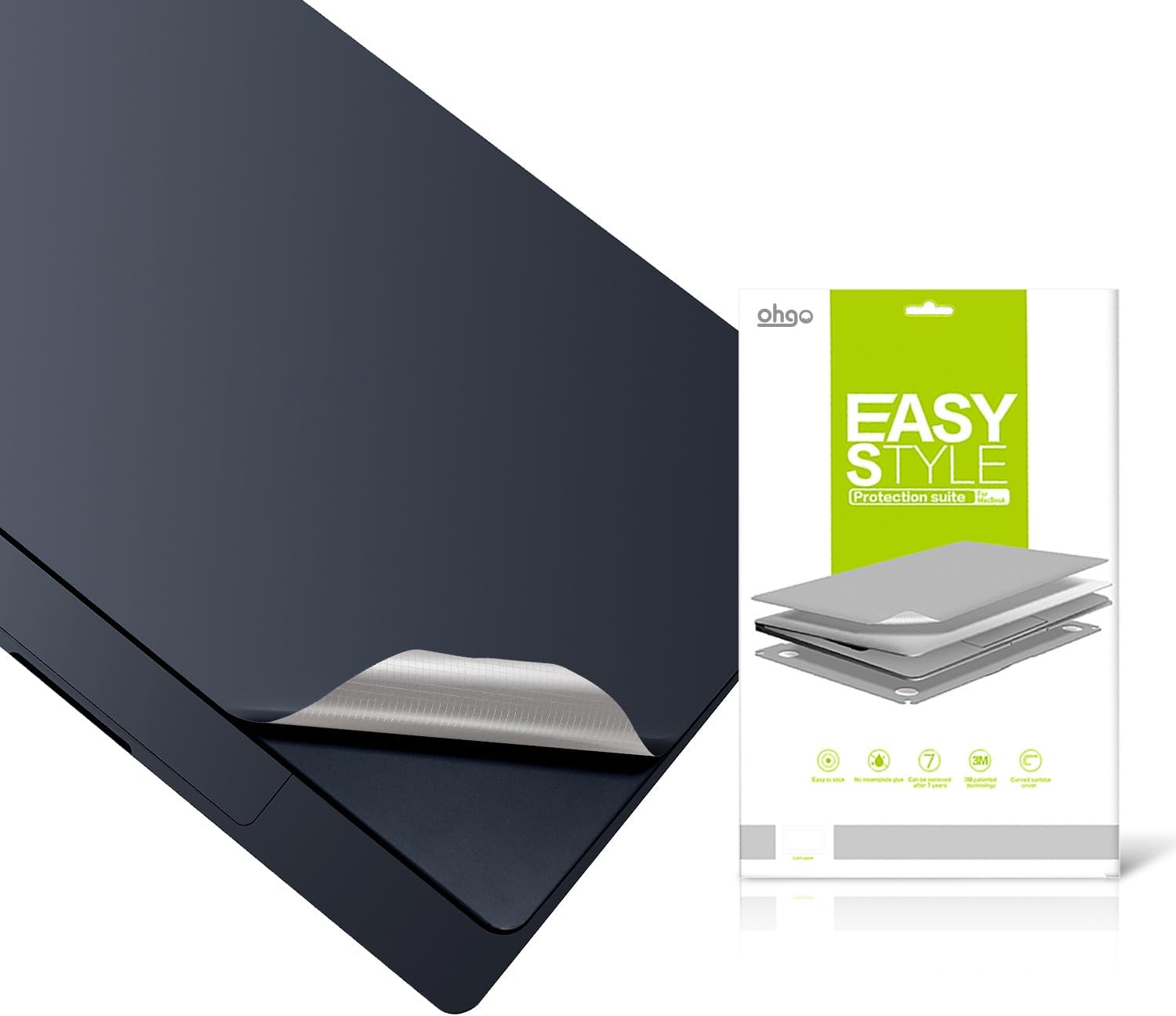 4 in 1 Ultra Thin 3M Vinyl Full Size Body Skin Decals and Palm Rest Sticker Protector for 2026 Released MacBook Air 13.6" M5 A3449 and 2022+ 13.6 Inch Air (Model: A2681/A3113/A3240) - Starlight