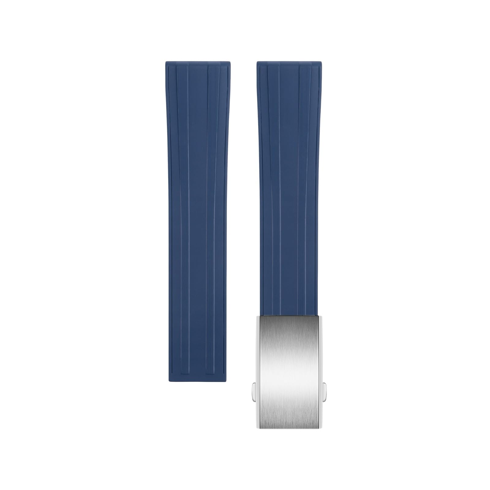 20mm pasek do zegarka z gumy fluorowej dla COROS PACE 2 sportowy pasek do inteligentnego zegarka z gumy fluorowej dla COROS APEX 42mm opaska na nadgarstek bransoletka Correa (Material : Dark Bl