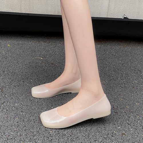 Image of Dear Time Women Flat Heel Summer Beach Jelly Shoes