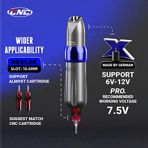 Cnc Rotary Tattoo Pen Machine Cnc P6 Adjustable Five Level Stroke With Cnc Customized X-I Motor Cnc-M-P6-7 #TOP1