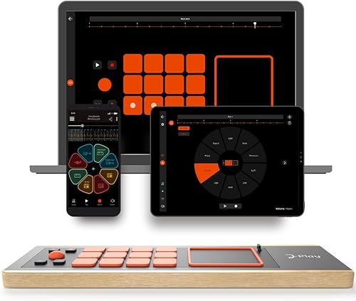 Miniatura 4 de Accesorio de almohadilla de batería para controlador MIDI J-Play - 12 almohadillas de batería y zona de efectos, aplicación musical dedicada