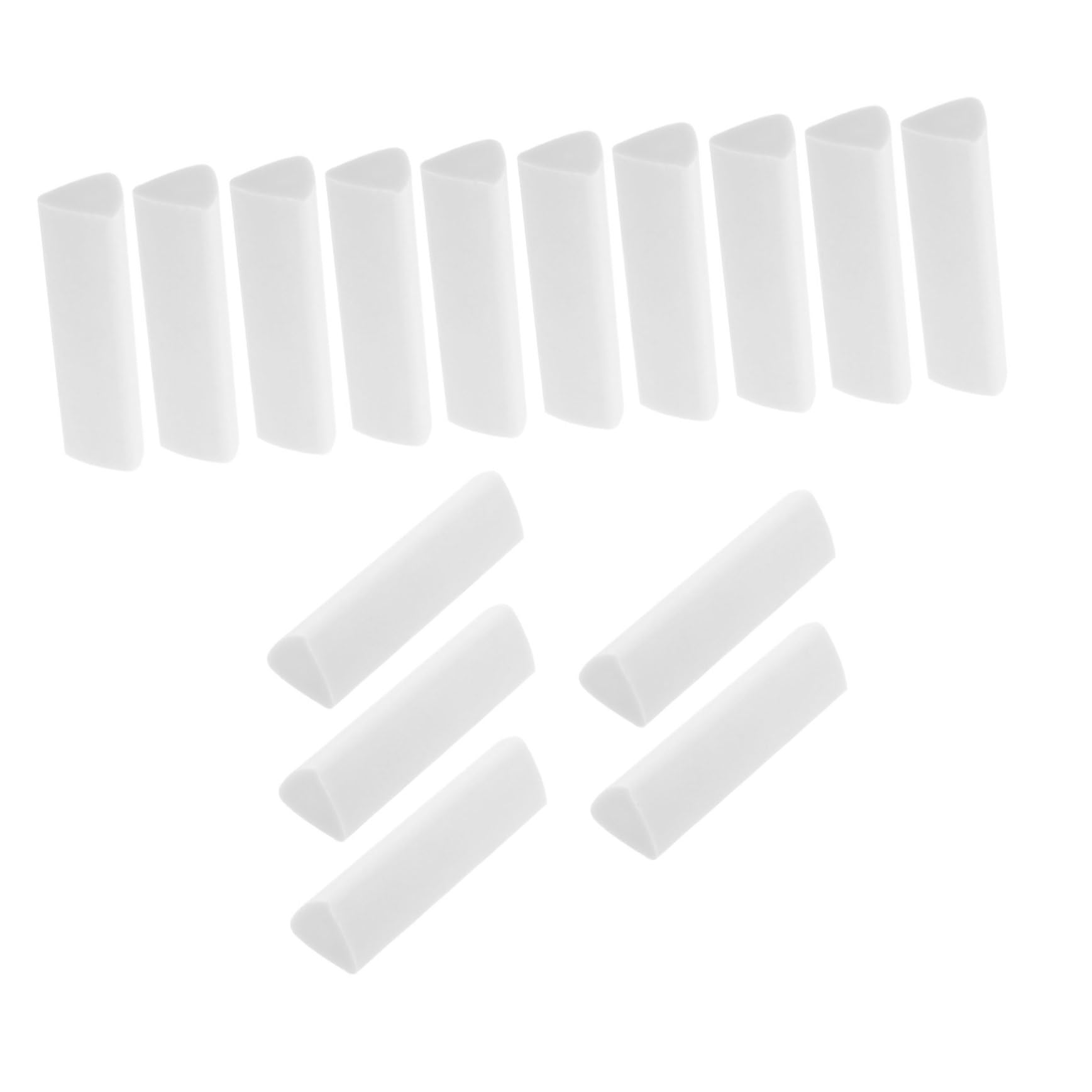Uonlytech 15Pcs Triangular Pencil Erasers No Shavings Ergonomic Design for Comfortable Use for Students and Artists for School Office and Art Supplies