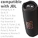 SPARKED USB C Charger Cable Charging Lead for JBL Speaker Flip 7, 6, 5, Charge 6, 5, Go 4, 3, Xtreme 4, Pulse 5, Tuner 3, Grip, Essential 2 Bluetooth Replacement Type C Fast Wire Power Supply Cord UK