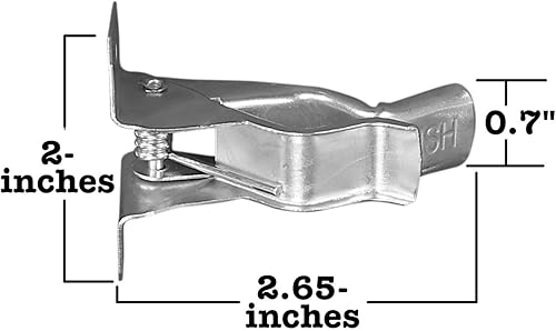 Miniatura 4 de Paquete de 10 abrazaderas de resorte organizadoras de montaje en pared para herramientas, rastrillos y escobas