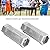 Premium Pellet Smoker Tube 2Pcs BBQ Grill Mesh Tube Pellets Smoke Box 6in Stainless Steel Barbecue Accessory for Any Grill or Smoker, Hot or Cold Smoking(2#)