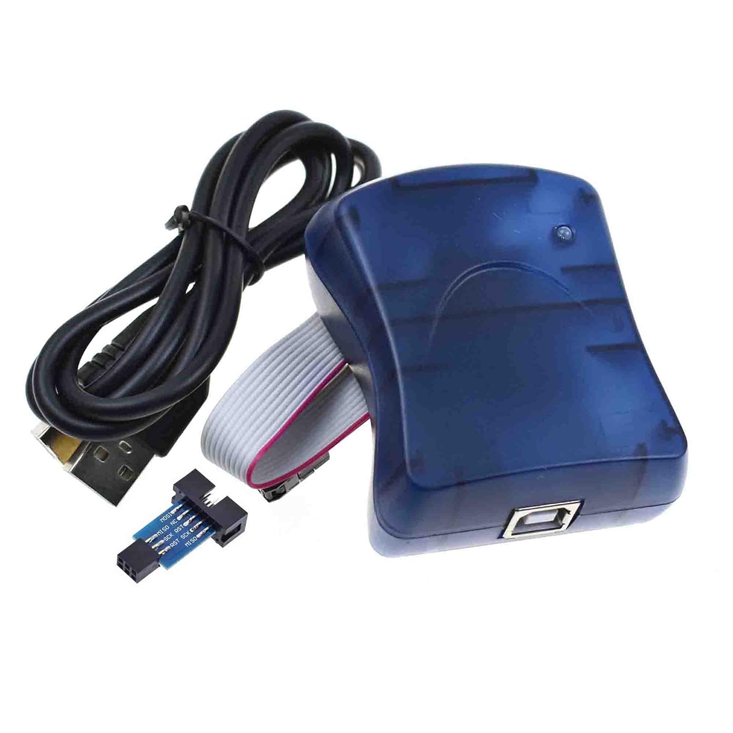 Compatible Atmel at AVR ISP MK2 MKII ATMEL AVR Programmer USB AVRISP XPII in-System Programmer Supports AVR Studio 4/5/6/7 (MKII with Adapter)
