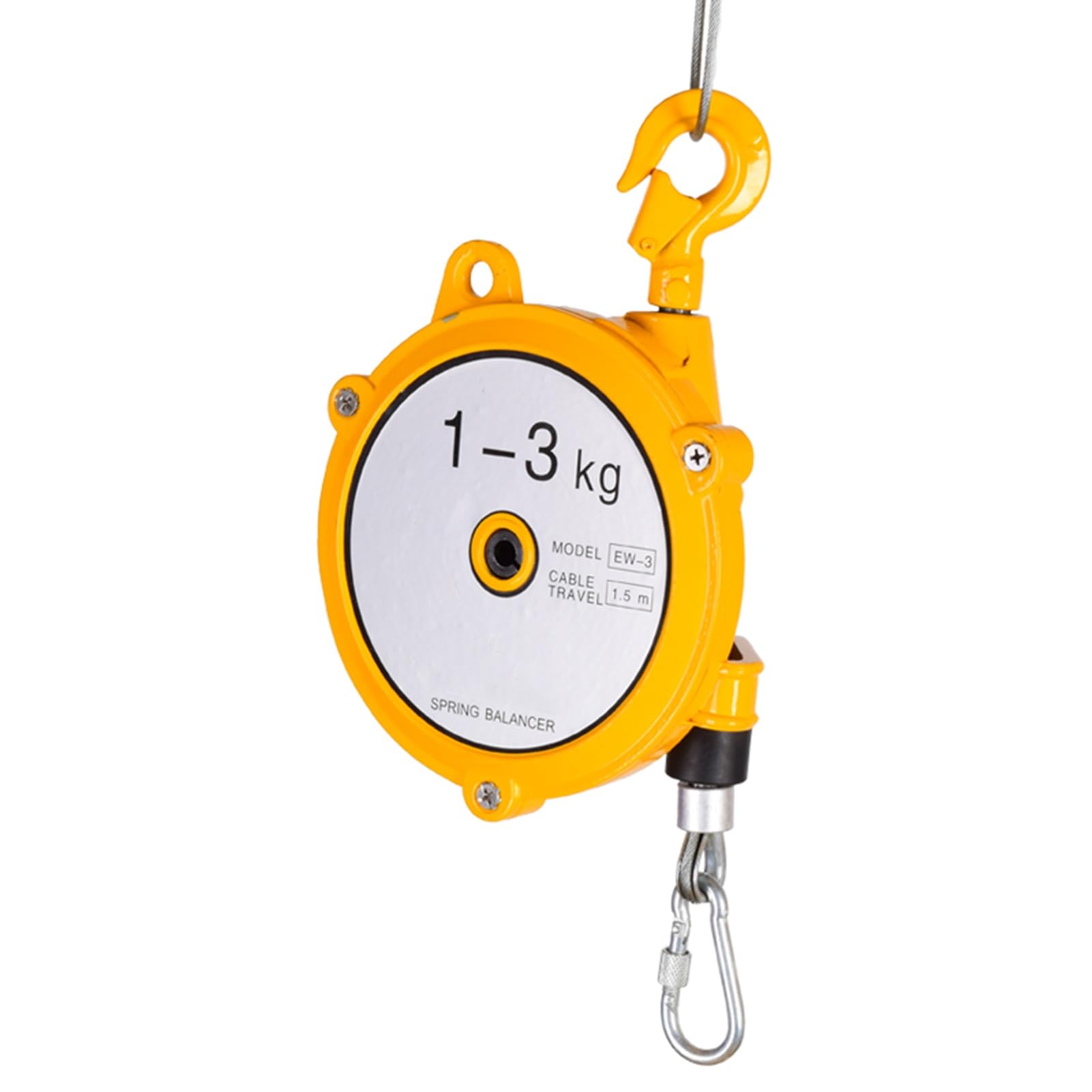 HYQOUKLR Telescopic Spring Balancer, Spring Balancer With Hook And Wire Rope, 1-200kg Load Capacity(1-3kg)