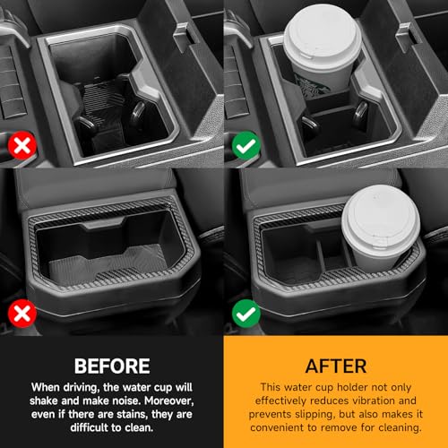 Portavasos 2PCS para Toyota Tacoma 2024-2026 silicona miniatura 2