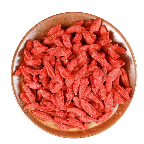 El Té De Hierbas Gouqi Nutre El Hígado El Fruto Seco Del Té Natural Orgánico Ningxia Wolfberry Con Aroma a Bayas De Goji Es Dulce Y Masticable Ideal Para Cocinar Sopas Y Bebidas De Frutas (250g)