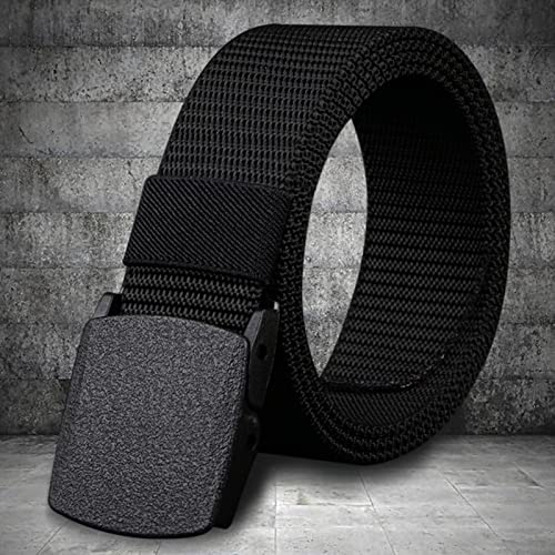 Daily Belts for Men with Exquisite Plastic Buckle - Adjustable Buckle Men Nylon Belt,Work Belt, Military Belt2