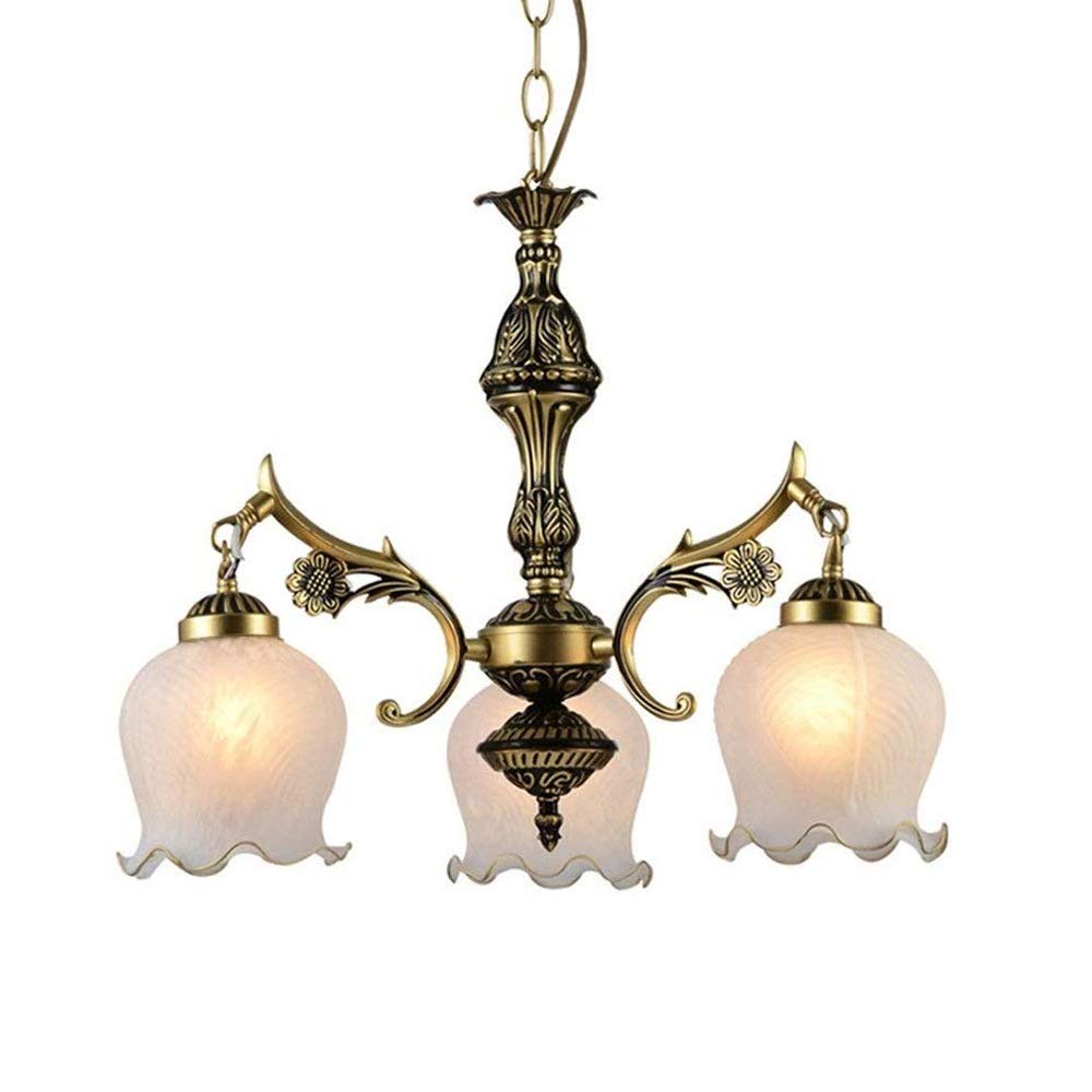 Plafond pendentif 3-light vintage pour illuminer chaleureusement votre salle à manger de style rétro