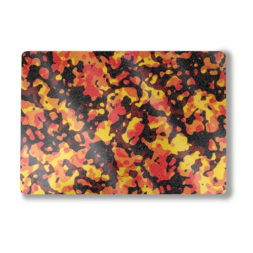 Glossy Glitter Laptop Skin Compatible with Alienware M18 R2 (2024) - Warm Modern Camo - Premium 3M Vinyl Protective Wrap Decal Cover - Easy to Apply | Crafted in The USA by MightySkins