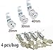Security Mailbox Lock,Letter Post Box Lock, 4 Pcs/Bag Drawer Cam Lock with 2 Keys for Door Mailbox Cabinet Tool Box DIY Furniture Hardware,Key Same X 30mm (Color : Key Same X 20mm)