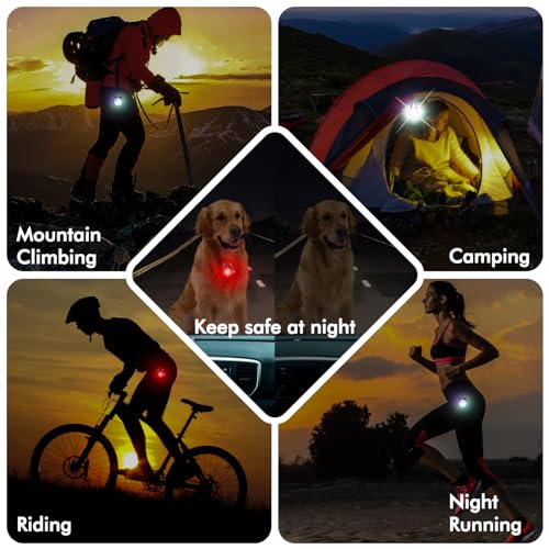 Hifort Dog Collar Light, 2 Packs 4 Modes Dog Collar Lights For Nighttime Clip On, High Capacity Usb Rechargeable Dog Light, Ip68 Waterproof Dog Lights For Night Walking thumb #6