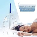 Pickwalk Auto Head Massager Octopus Handheld Scalp Massager for Pain Relief Stress Relaxation Hair Growth Therapy Tool with Stainless Steel Wires Lightweight Manual Head Neck Scalp Care(PACK OF 1) gallery image