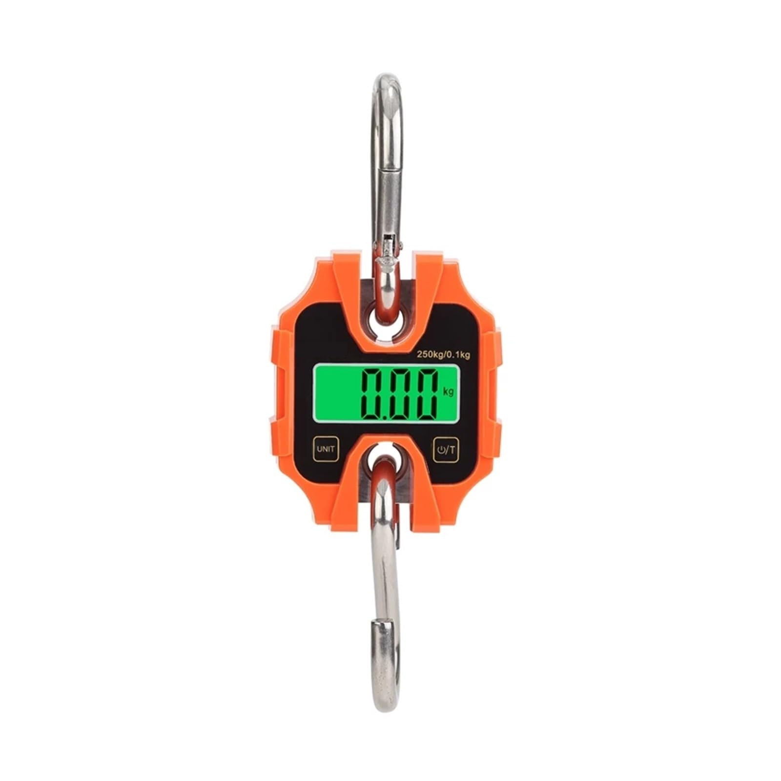 Gqnblvhzupdm Nero Crane Scale, 100Kg Mini Electronic Crane Scale Heavy Duty Hanging Weighing Hook Steelyard Portable Lcd Industrial Livestock Scales 250Kg