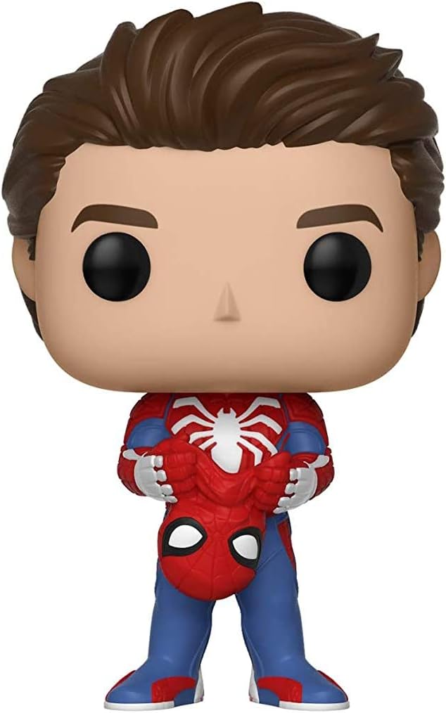 Funko Pop Marvel Games: Spider-Man Video Game - Unmasked ,Collectible Figure, Multicolor, Standard
