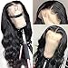 Human Hair Wigs for Black Women Lace Front Wigs for Women Soft Human Hair wig with Lace Front (#1B, 26 Inch)