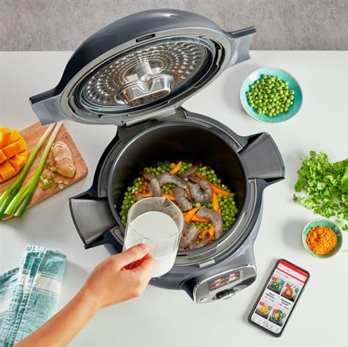 Ce851hf0 - Cookeo+ Smart High Pressure Multicooker, 6 L, 150 built-in recipes, Unattended, Intuitive display, Step-by-step cooking guide