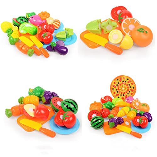 SunaOmni Spielzeugküche, Spielküchenzubehör, Kinderküchenset, Spielküche, Spielzeug, Gemüse, Früchte, Zum Spielen – Bild 6