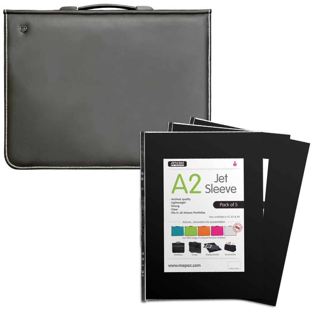 Premier Portfolio with Jet Sleeves (5 Pack) (15, A2)