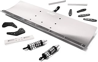 Integy RC Model C29604SILVER Alloy Machined Snowplow Kit for 1/5 Kraton 4X4 8S BLX Brushless Monster Truck