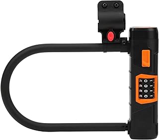 ZECHAO Bicycle Lock,Bike U Lock Bicycle Cycling Steel AntiTheft Bicycle Security Lock Cycling Safety Combination Lock Electric car Lock Cycling Locks