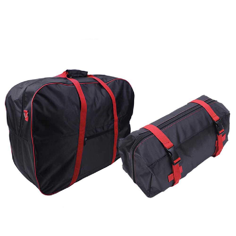 Bolsa de bicicleta plegable roja para evitar arañazos en el transporte