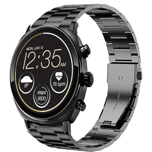 Bracelet 22mm acier inoxydable pour Citizen CZ Smart Touchscreen Gen 2