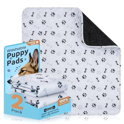 PmakeEorT 2 Pezzi 60x90cm Traversine Lavabili per Cani, Tappetino per Recinto per Cani da Interno, Riutilizzabili Assorbenti Rapidi Tappetini Igienici per Conigli, Criceto