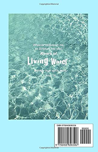 Living Water Notebook: Aesthetic water surface textured cover notebook (size 5.06'x7.81') with 160 ruled pages for journaling, taking notes or jotting down creative ideas image 3