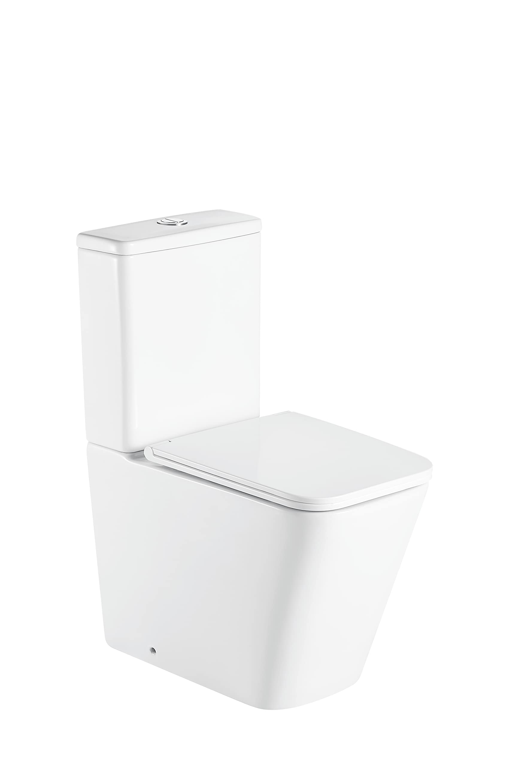 Inodoro BTW Pisa Compacto | 7 Años de garantía | Color Blanco | 340x605x810 mm