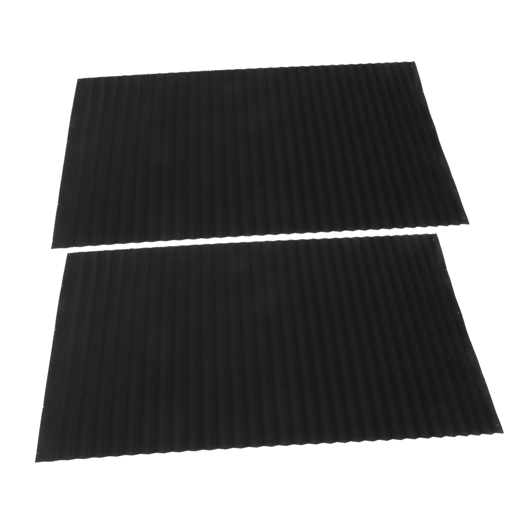 LIFKOME 1set Self-adhesive Blackout Shades Pleated Window Blinds for Rv and Campers Easy Installation Light Blocking Privacy Blackout Curtains