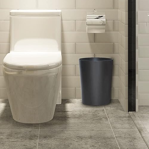 Miniatura 3 de SEDLAV Bote de basura metal de bronce 11 pulgadas Bote de basura pequeño ideal para basurero de baño bote de basura de oficina cubo de basura para