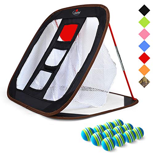 GALILEO Golf Chipping Nets Golf Net Training Aids 24"(L) x28(W) Black with Foam